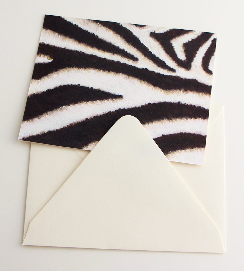 Fold Notes | Zebra Print