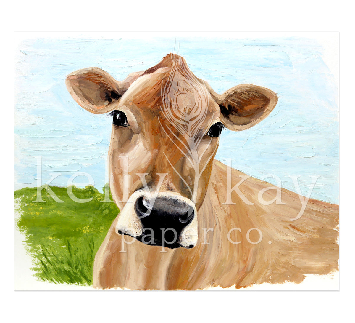 Jersey Calf Art Print – KellyKay