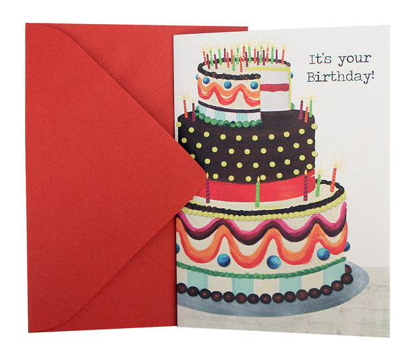 Birthday Card | Multicolor Cake