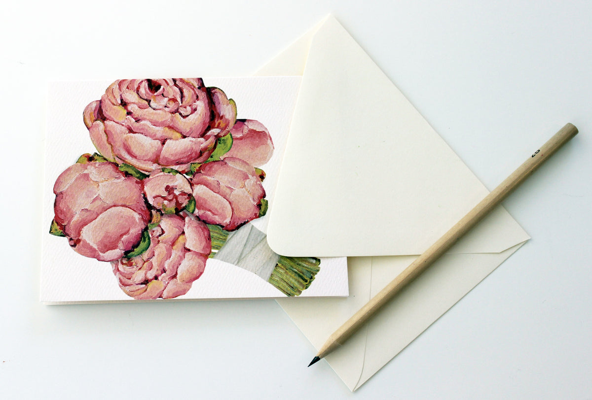 Fold Notes | Pink Peonies – KellyKay