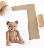 Invitation | Vintage Teddy Bear