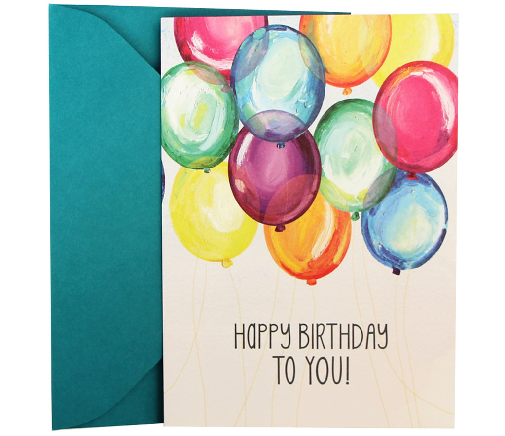 Birthday Card | Party Balloons