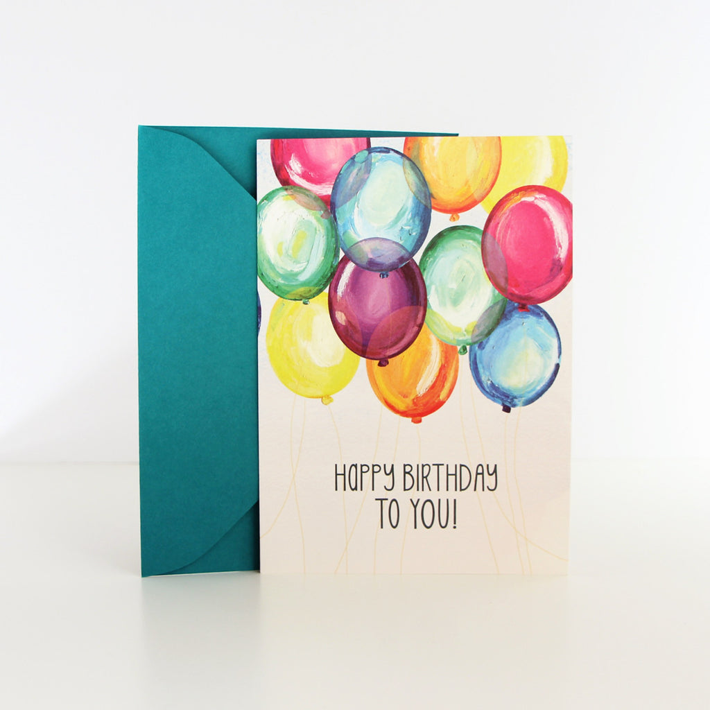 Birthday Card | Party Balloons – KellyKay