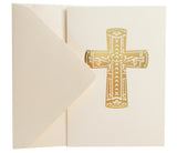 Religious Card | Gold Foil Cross
