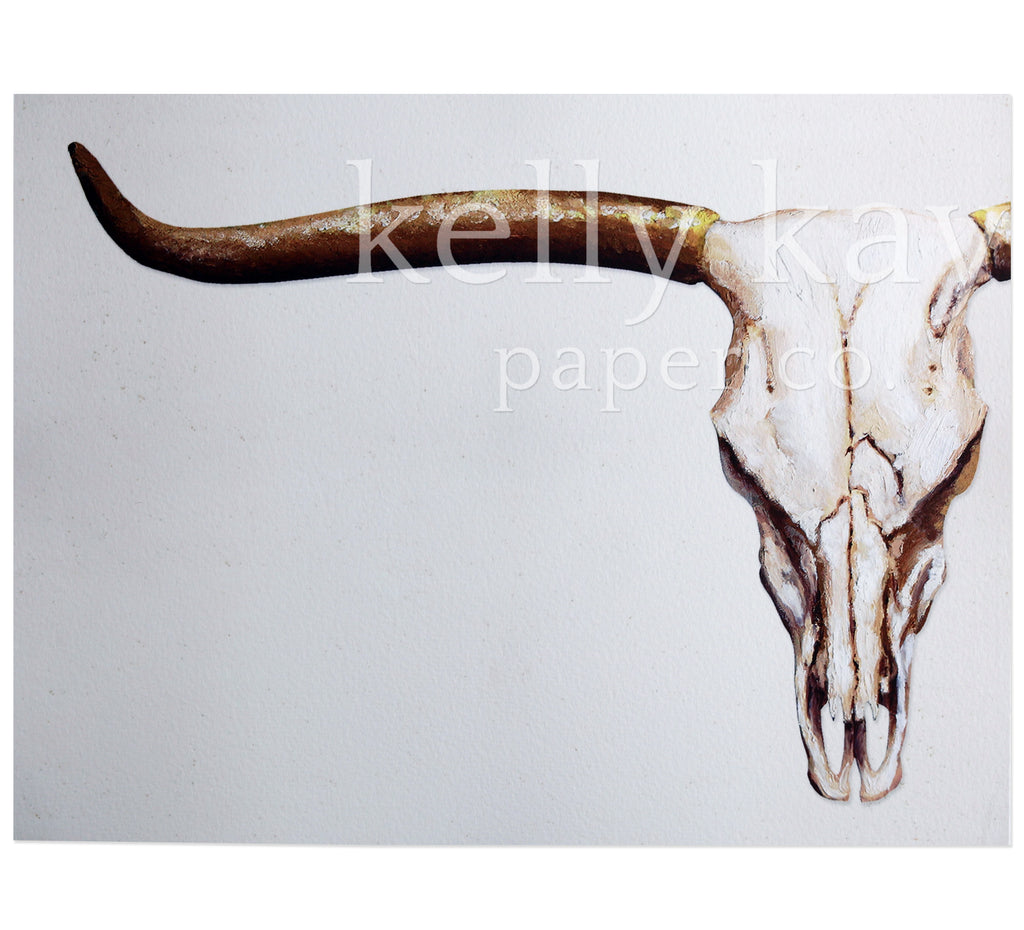 Art Print | Steer Skull
