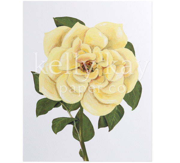 Art Print | Yellow Rose