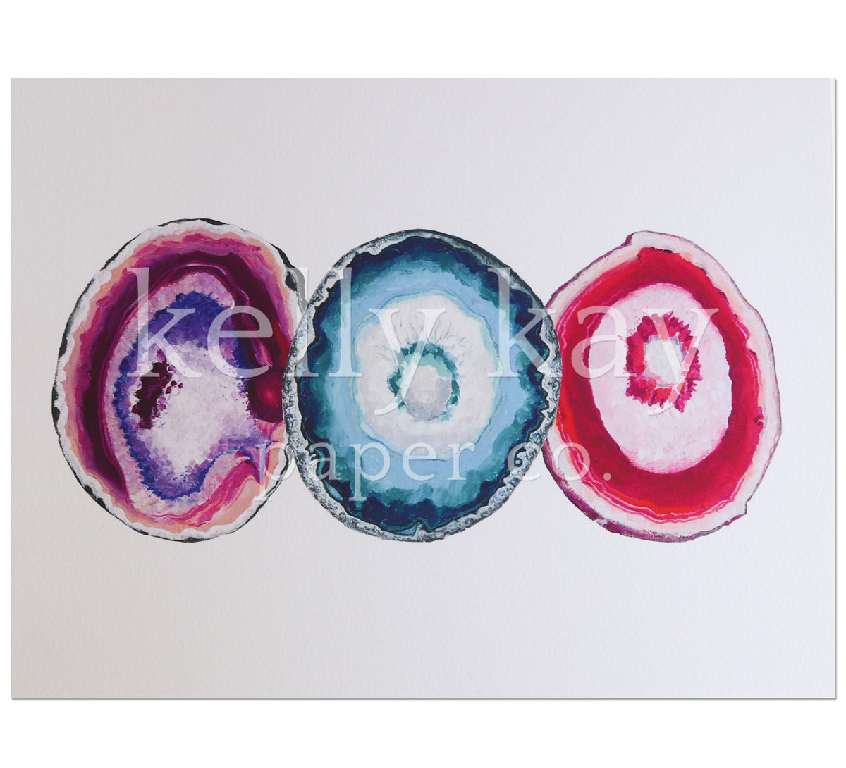 Geodes Art Print – KellyKay