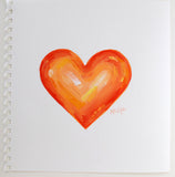 Original Art | Orange Heart
