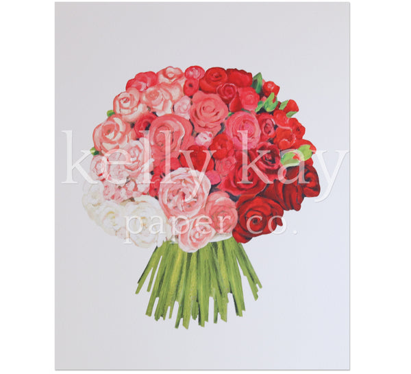 Art Print | Rose Bouquet