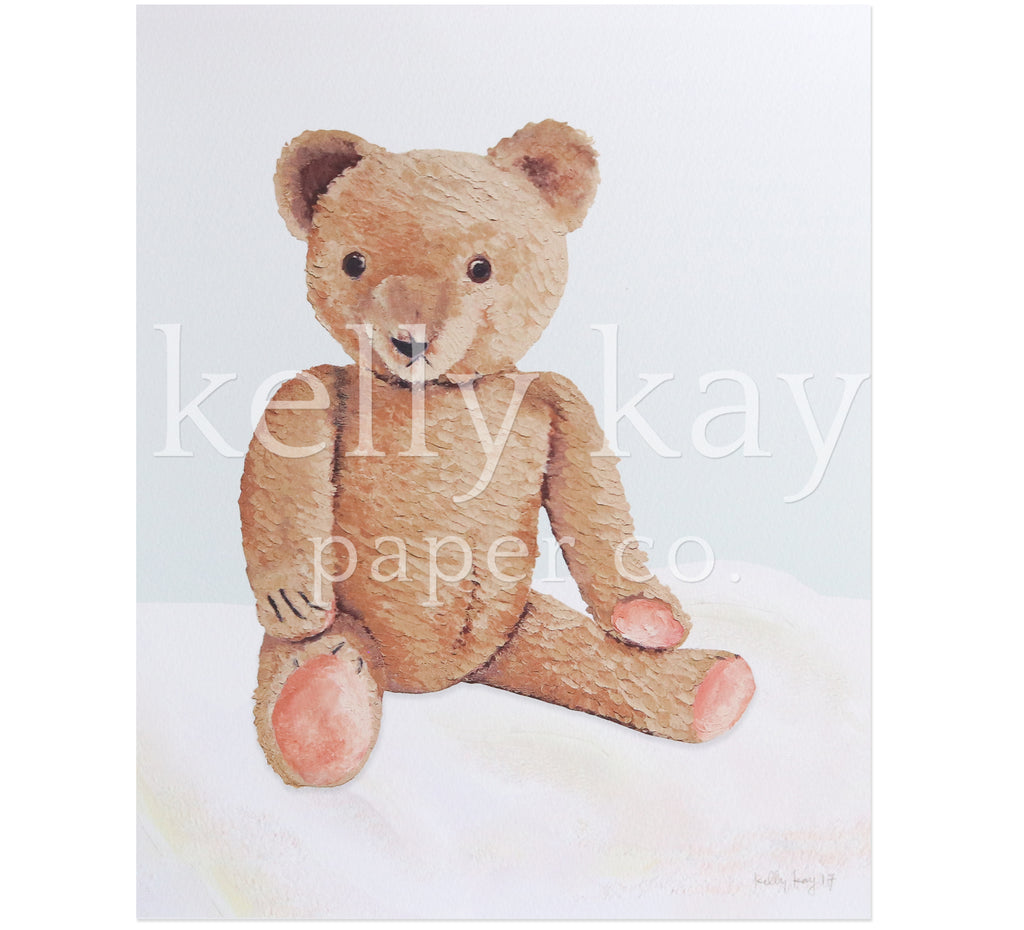 Art Print | Vintage Teddy Bear