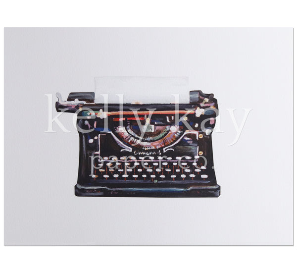 Art Print | Vintage Typewriter